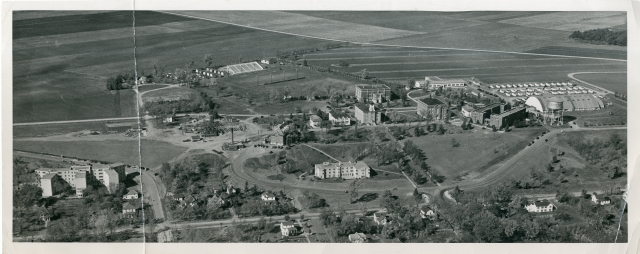 Aerial View Of Gustavus Adolphus College | MNopedia