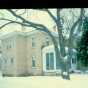 A photograph of the Porter Kelsey House showing the light color of the Kelsey brick used to build the house. Photographer and date unknown. Anoka County Historical Society, Object ID# 0000.0000.325.