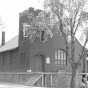 Black and white photograph of St. Mark’s African Methodist Episcopal Church, Duluth. Photographed in 1975.