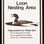 Minnesota DNR Loon sign