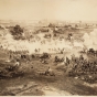 Painting detail from the 1886 Gettysburg Panorama in St. Paul