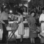 Black and white photograph of the interior of the Credjafawn Co-op Store, 678 Rondo Avenue, St. Paul, ca. 1950.