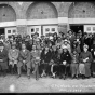 Opening Day at Pilgrim Baptist Church, 1928 (front doors)