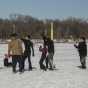 Community lacrosse game at Lake Harriet