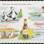 Photograph of a placemat advertising Hamm’s Beer