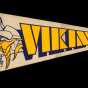 "Farewell to the Met" Minnesota Vikings pennant, 1981.