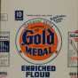 Color image of a Gold Medal Flour Bag, c.1930s. 