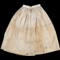 Muslin skirt with bullet holes