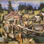 "Beaver Bay," oil-on-canvas painting by Elof Wedin, 1935.