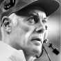 Black and white photograph of Minnesota Vikings head coach Bud Grant, ca. 1975.