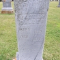 Detail of Anna Salzer’s cemetery marker