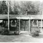 Exterior view of a building at Camp Rabideau, ca. 1930s. Used with the permission of the Beltrami County Historical Society.