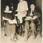 Anna Dickie Oleson with her husband and daughter