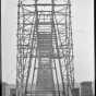 Black and white photoprint of high bridge construction c. November 1888.