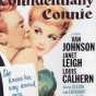 The poster for Confidentially Connie, the 1953 film adaptation of the novel of the same name by Max Shulman.