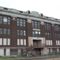 Color image of the front façade of the Head House of the Duluth Armory, 2010.