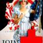 Color image of a World War I-era Red Cross poster, c.1917.