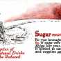 Color image of World War I-era poster encouraging the conservation of sugar, c.1917. 