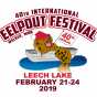 Official logo for the 40th International Eelpout Festival in Walker, Minnesota, held February 21–24, 2019. Holding location: International Eelpout Festival, used with permission.