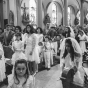 First Communion ceremony in St. Adalbert Church