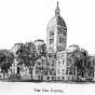 Black and white print of the Minnesota State Capitol, c.1900.