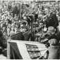 Governor Floyd B. Olson speaking at Columbus Memorial dedication ceremony