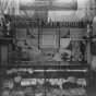 Black and white photograph of a Rochester State Hospital exhibit at the State Fair, c.1915.