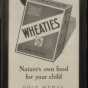 Wheaties advertising, ca. 1930s.