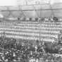 2200 school children form a living flag at Grand Army of the Republic meeting, St. Paul 