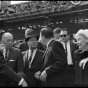 Karl Rolvaag, Calvin Griffith, Hubert Humphrey, and Muriel Humphrey 