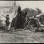 Campers washing clothing at Cherokee Heights tourist camp