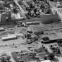 Aerial view, Jolly Green Giant Headquarters and surrounding area, Blue Earth 