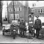 Photograph of police officers with motorcycles, St. Paul, 1941.