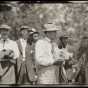 Black and white photograph of Charles A. Lindbergh Sr., campaigning, c.1918.