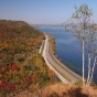 View of Highway 61 from John A. Latsch State Park