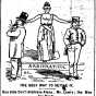 Black and white scan of "The best way to settle it." Minneapolis Journal, April 12, 1889. 