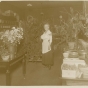 Carrie H. Lippincott in her flower shop