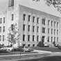 Black and white photograph of the Goodhue County Courthouse, 1972. 