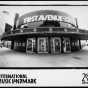 Black and white photograph of First Avenue, 29 North Seventh Street, Minneapolis, ca. 1990. Photograph by Dan Corrigan. 