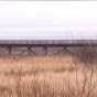 Minnesota and International Railway trestle bridge, facing southeast