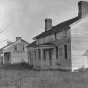 Black and white photograph of abandoned Fort Ripley, c.1895.