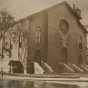 Black and white photograph of the third Cathedral of St. Paul, 1914. Photograph by Charles D. Lundin.