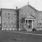 Black and white photograph of Derham Hall at St. Catherine’s College in St. Paul, 1915. Photographed by Charles P. Gibson.