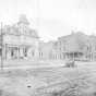 Black and white photograph of Luther Hospital in St. Paul. Photograph by Charles P. Gibson, c.1905.