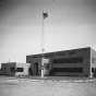 Black and white photograph of the Rural Cooperative Power Association, Maple Lake, ca. 1950. 