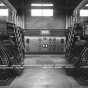 Black and white photograph of the Rural Cooperative Power Association Generating Plant, Maple Lake, ca. 1950.