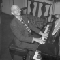 Dimitri Mitropoulos playing the piano