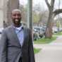 Color image of Mohamud Noor, executive director of the Confederation of Somali Community in Minnesota (CSCM). Photograph by Ibrahim Hirsi, April 24, 2017.