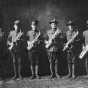 Black and white photograph of a Minnesota Home Guard Band, c.1918.