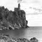 Black and white photograph of Split Rock Lighthouse. Norton & Peel, September 1, 1939.